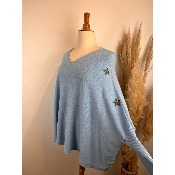 Pull étoiles bras grande taille