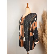 Pull maille duveteuse grande taille chats