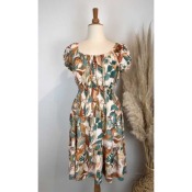 Robe bohme imprim floral 40/42