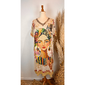 Robe longue lurex inspi Frida grande taille