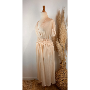 Robe longue magique unie grande taille 38/40 au 50/52