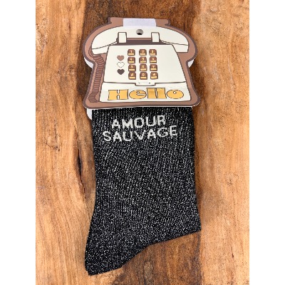 Chaussettes à paillettes lurex imprimés divers 35-41