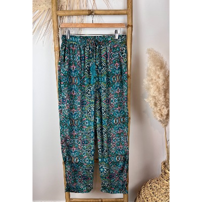 Top Ample Turquoise Sans Manches H&M Taille S - Occasion Très Bon état