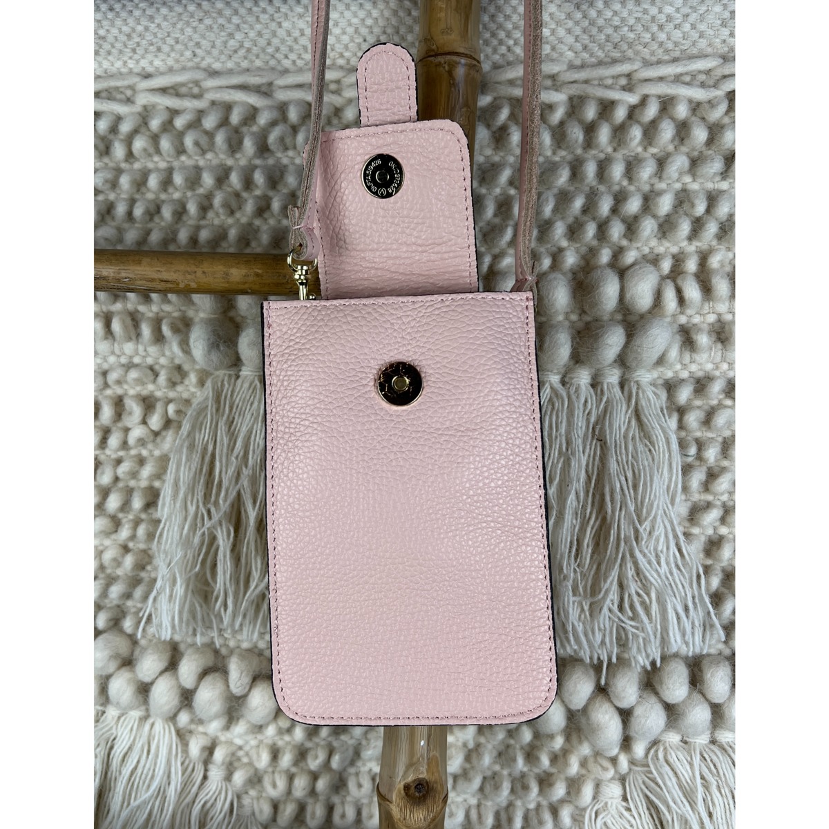 Pochette T?�l?�phone Cuir Grain?� Femme |PASSION BOHEME