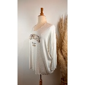 Pull printemps "brooklyn" grande taille