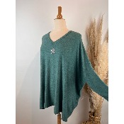 Pull étoile oversize bohème grande taille 58 / 60