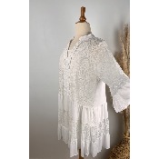 Robe bohème dentelle crochet grande taille