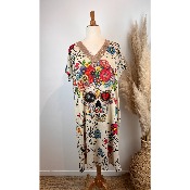 Robe lurex calavera tête de mort grande taille