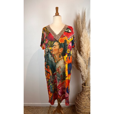 Robe lurex Frida grande taille