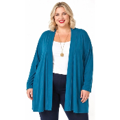 Gilet uni maille fine grande taille 48/50 au 58