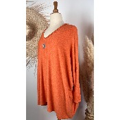 Pull étoile oversize bohème grande taille 58 / 60