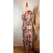 Robe longue magique fleurie grande taille 38/40 au 50/52