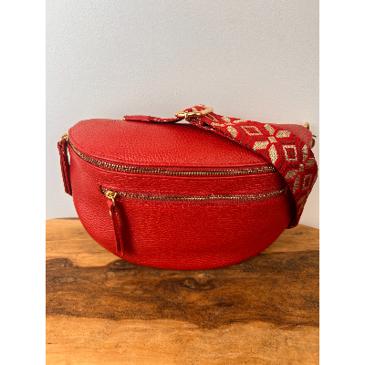 Sac banane cuir grainé moyen modèle