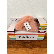 Chaussons fourrés Little Marcel Rose