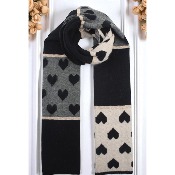 Echarpe Cœurs