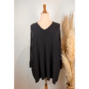 Pull uni oversize grande taille 58 / 60