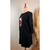 Robe de Noël en sweat ours grande taille