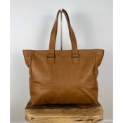 Sac cuir grand cabas zippé