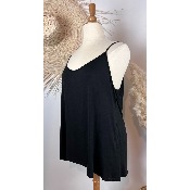 Top bretelles viscose grande taille