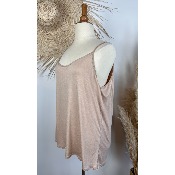 Top bretelles viscose grande taille
