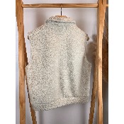 Veste sans manches sherpa poches poitrine
