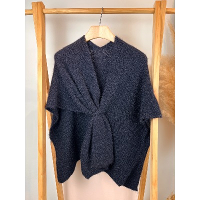 Cache-épaules en maille mousseuse