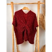 Cache-épaules en maille mousseuse