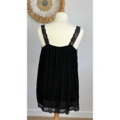 Caraco dentelle 46 - 48 - noir