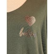 Pull coeur bohème grande taille