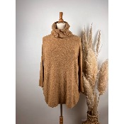 Pull col roul uni grande taille