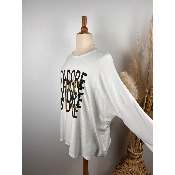 Pull j'adore Grande Taille