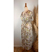 Robe longue magique fleurie grande taille 38/40 au 50/52