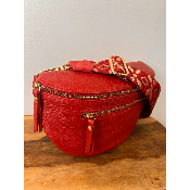 Sac banane cuir grainé moyen modèle