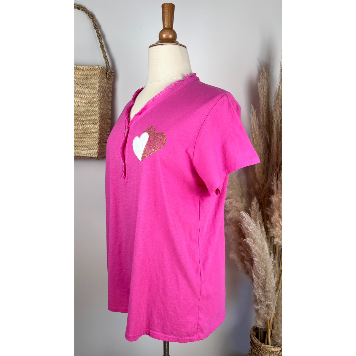 Mini Robe Sans Bretelles Maxrave Rose Fuchsia - Taille L Junior - Occasion Très Bon état