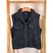 Veste sans manches sherpa poches poitrine