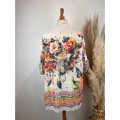 Chemise coton lgre tte de buffle grande taille