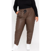 Pantajogg en simili intérieur feutré doux grande taille 