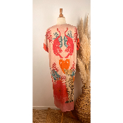 Robe longue lurex léopard grande taille