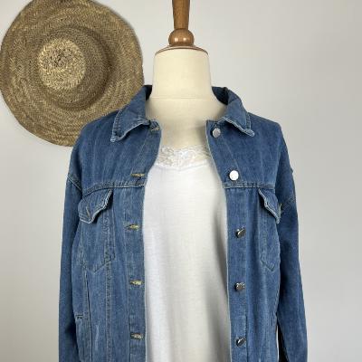 veste en jean grande taille pour femme